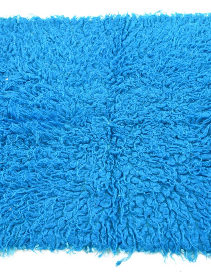 Detail image of  2' 5 x 4' 6  Hand Knotted Moroccan Wool Rug