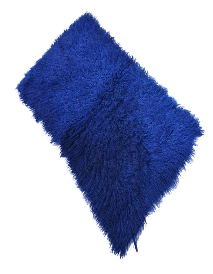 Detail image of  2' 3 x 3' 10  Hand Knotted Moroccan Wool Rug