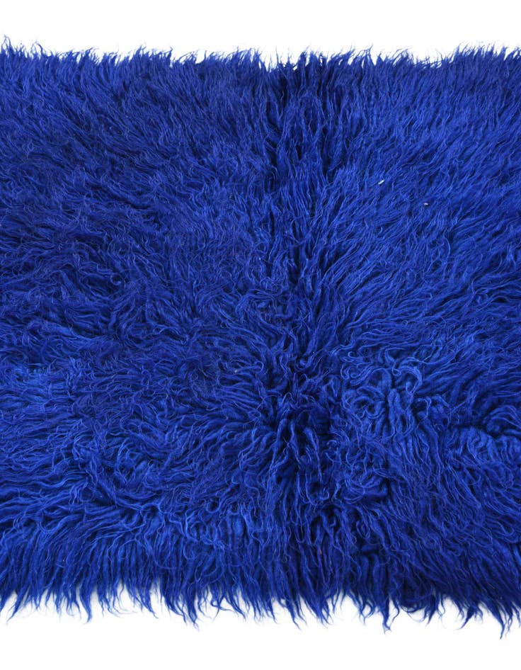 Detail image of  2' 3 x 3' 10  Hand Knotted Moroccan Wool Rug