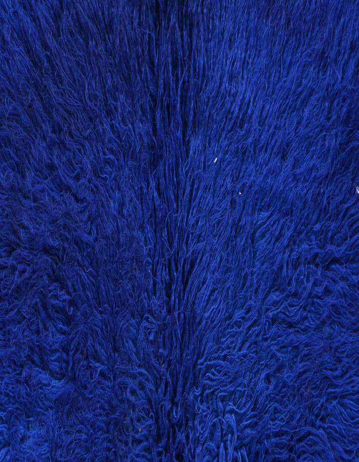 Detail image of  2' 3 x 3' 10  Hand Knotted Moroccan Wool Rug