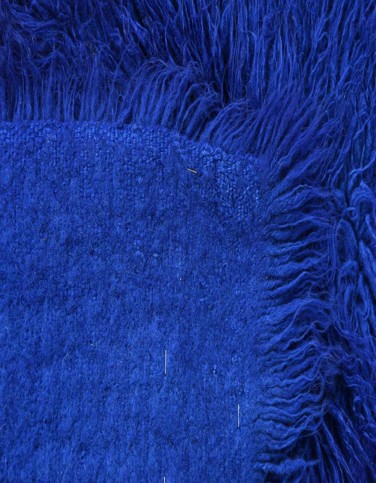 Detail image of  2' 3 x 3' 10  Hand Knotted Moroccan Wool Rug