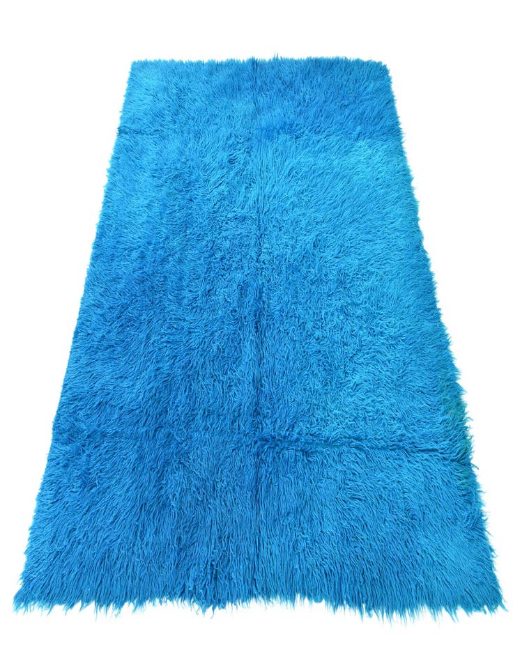 Detail image of  5' 7 x 6' 5  Hand Knotted Moroccan Wool Rug