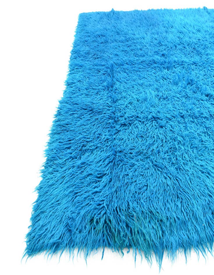 Detail image of  5' 7 x 6' 5  Hand Knotted Moroccan Wool Rug