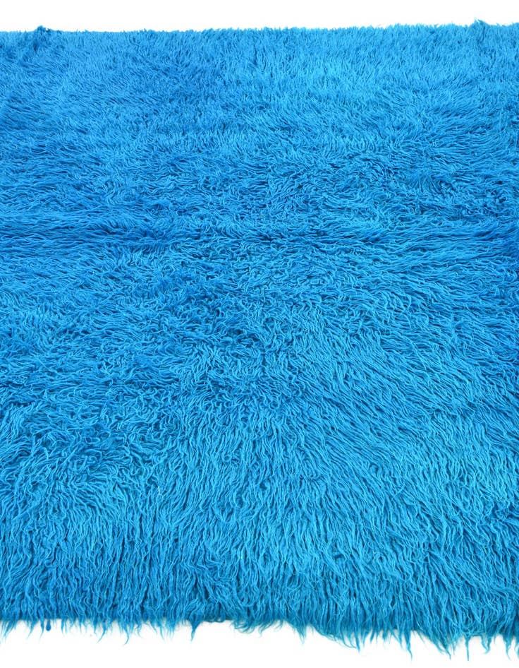 Detail image of  5' 7 x 6' 5  Hand Knotted Moroccan Wool Rug