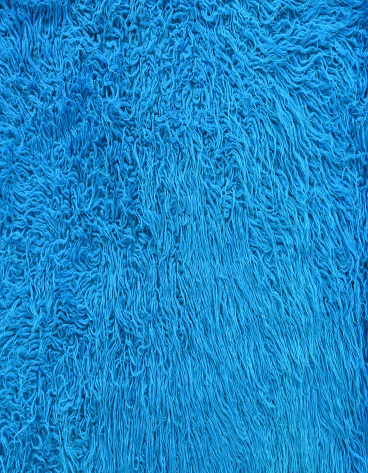 Detail image of  5' 7 x 6' 5  Hand Knotted Moroccan Wool Rug