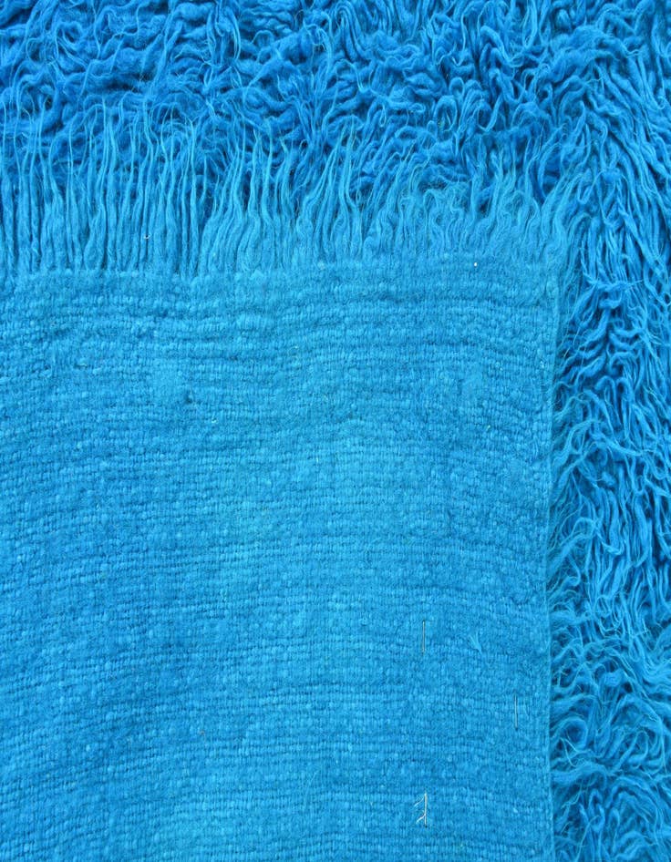 Detail image of  5' 7 x 6' 5  Hand Knotted Moroccan Wool Rug