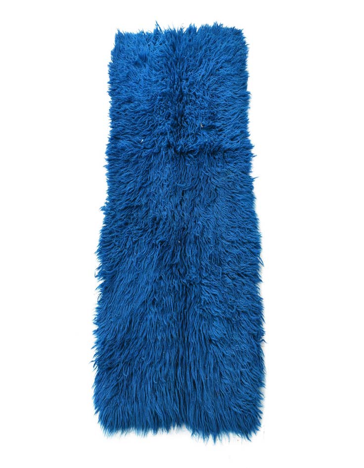 Detail image of  2' x 3' 8  Hand Knotted Moroccan Wool Rug