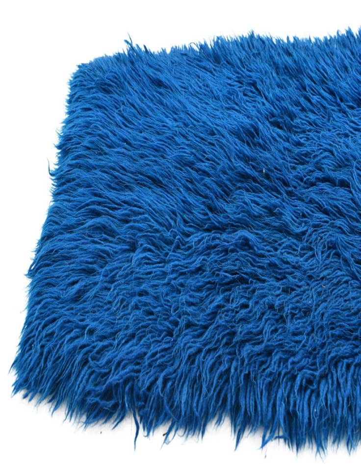 Detail image of  2' x 3' 8  Hand Knotted Moroccan Wool Rug