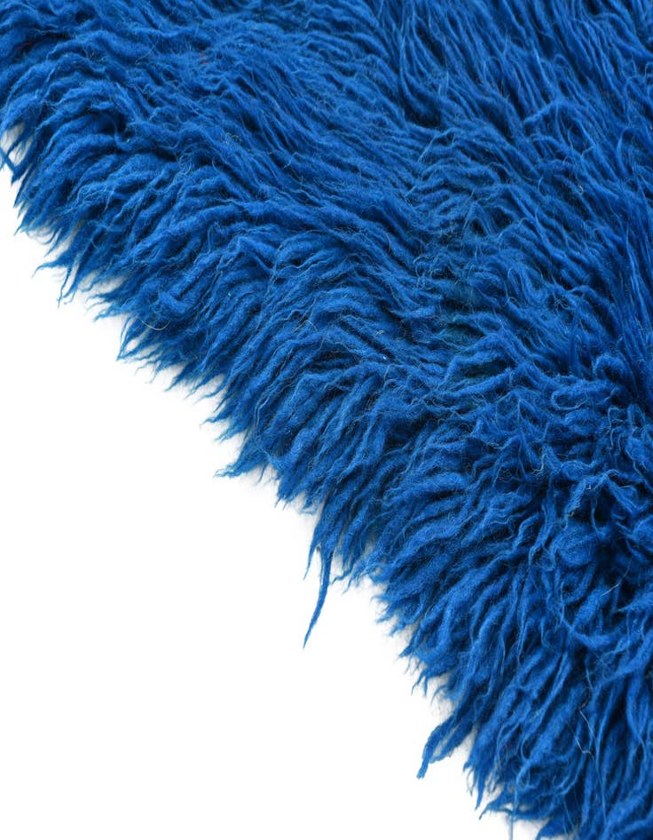 Detail image of  2' x 3' 8  Hand Knotted Moroccan Wool Rug