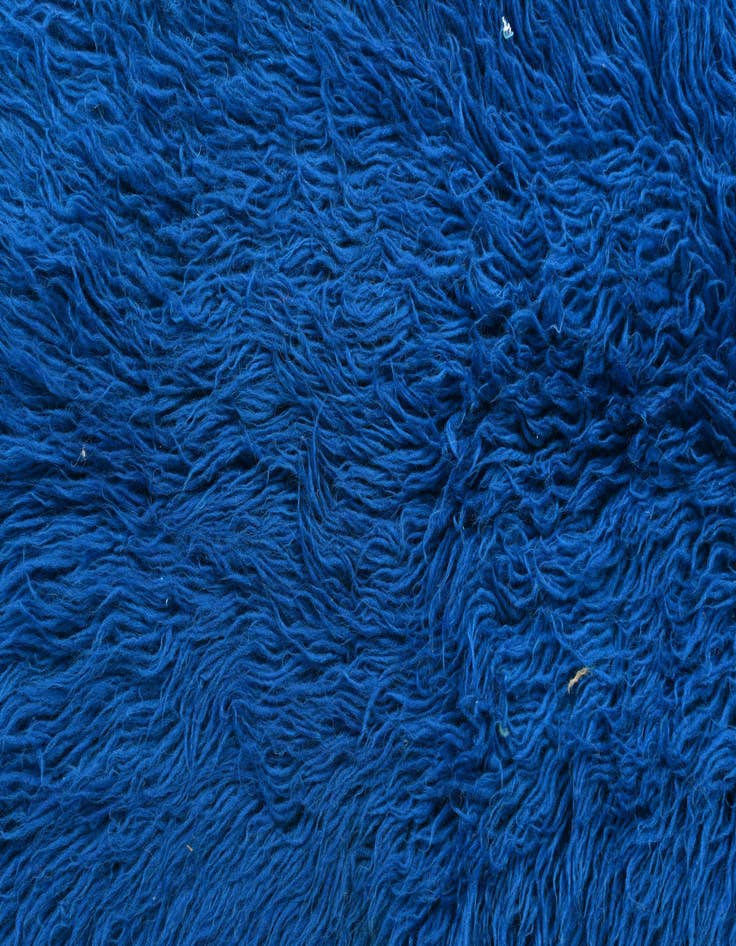 Detail image of  2' x 3' 8  Hand Knotted Moroccan Wool Rug