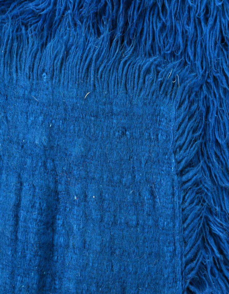 Detail image of  2' x 3' 8  Hand Knotted Moroccan Wool Rug