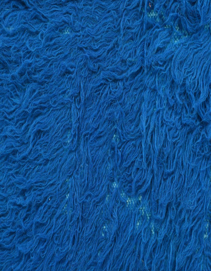 Detail image of  2' x 3' 7  Hand Knotted Moroccan Wool Rug