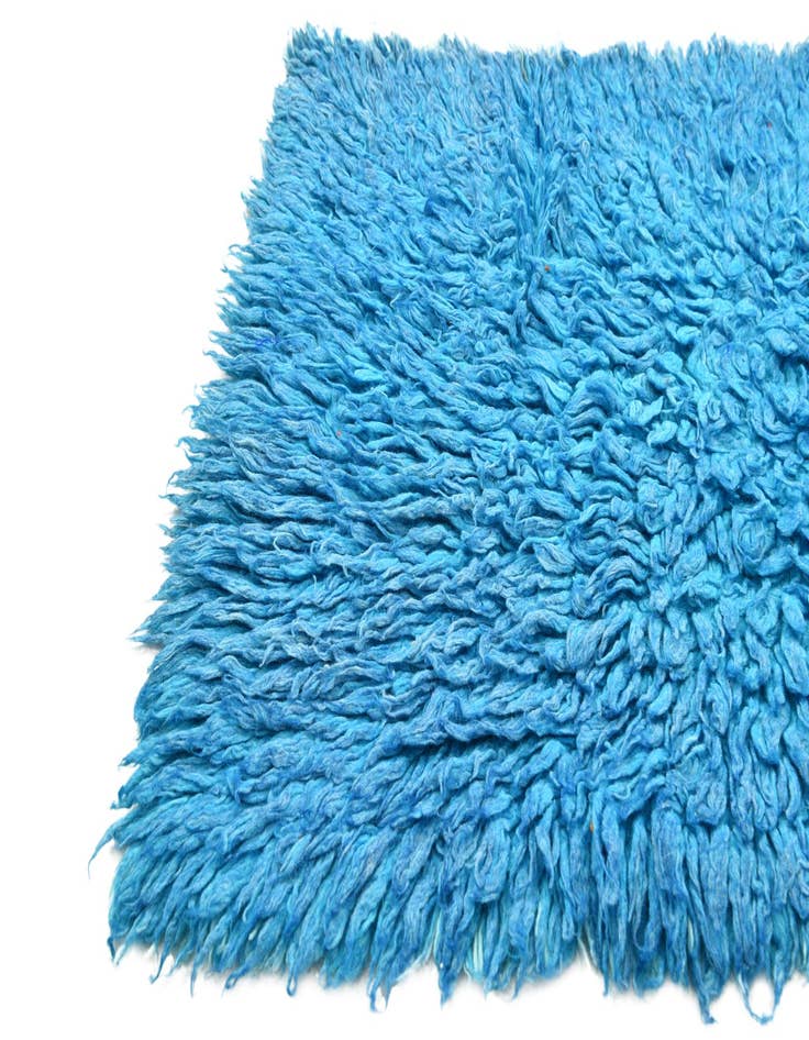 Detail image of  2' 8 x 5'  Hand Knotted Moroccan Wool Rug