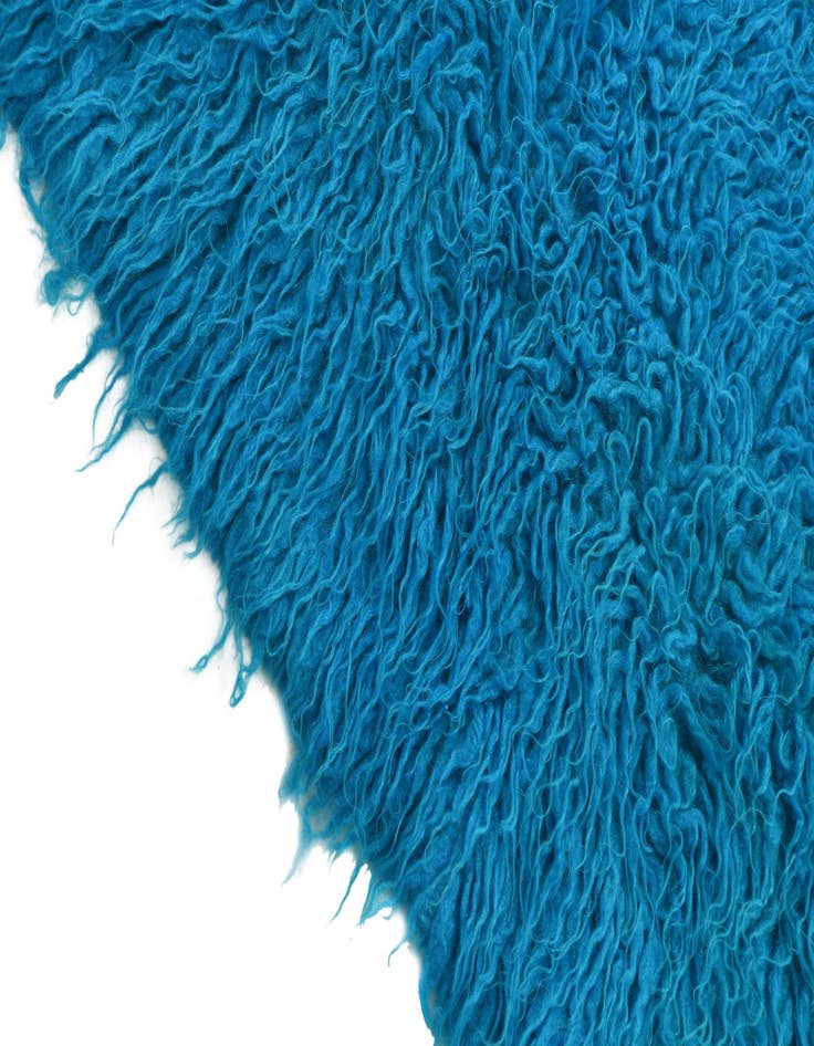 Detail image of  2' 1 x 3' 10  Hand Knotted Moroccan Wool Rug