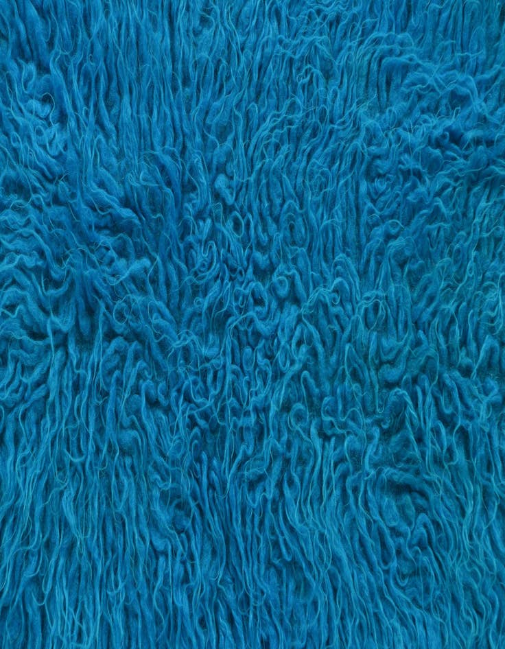 Detail image of  2' 1 x 3' 10  Hand Knotted Moroccan Wool Rug