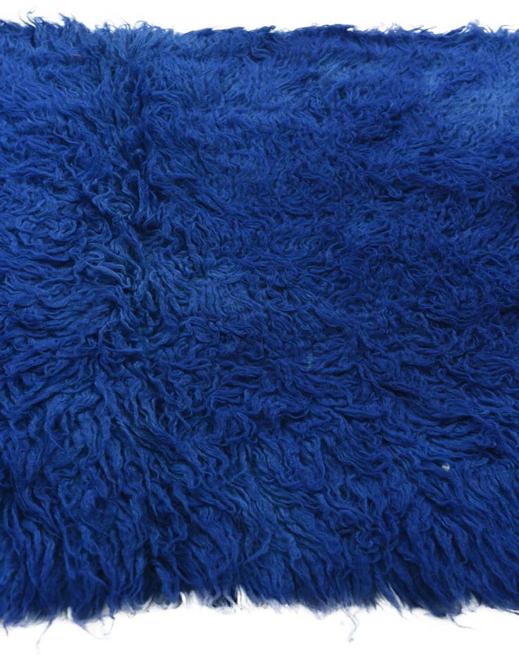 Detail image of  2' 6 x 4'  Hand Knotted Moroccan Wool Rug