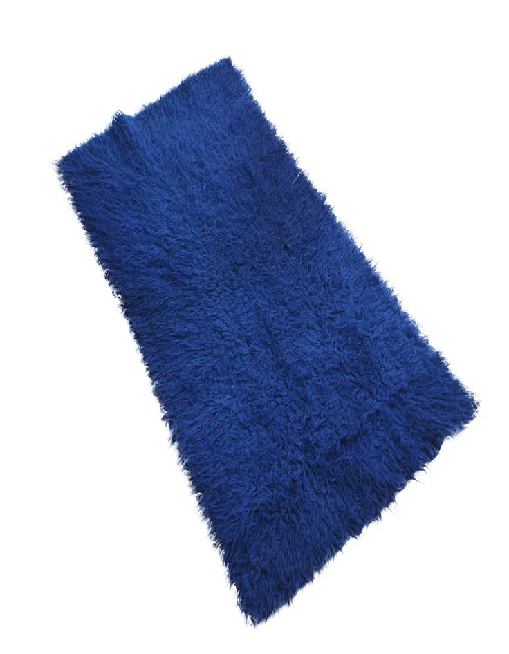 Detail image of  2' 7 x 4' 9  Hand Knotted Moroccan Wool Rug