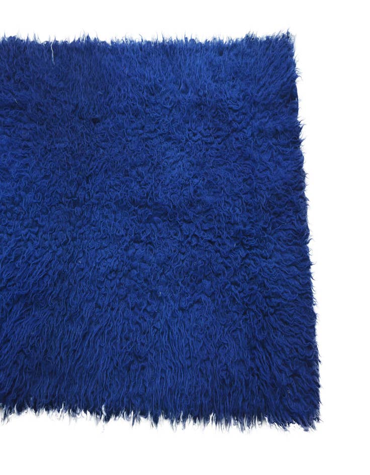 Detail image of  2' 7 x 4' 9  Hand Knotted Moroccan Wool Rug