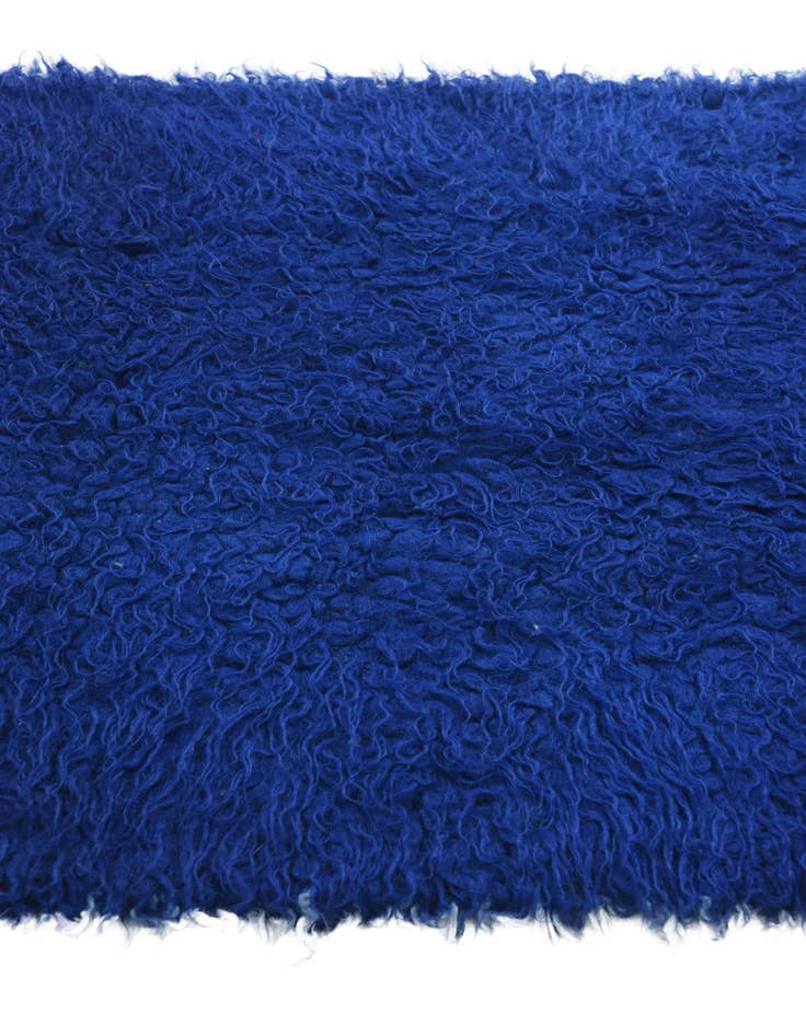 Detail image of  2' 7 x 4' 9  Hand Knotted Moroccan Wool Rug