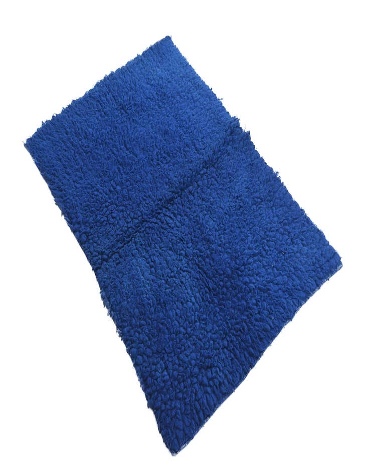 Detail image of  2' 10 x 4' 1  Hand Knotted Moroccan Wool Rug