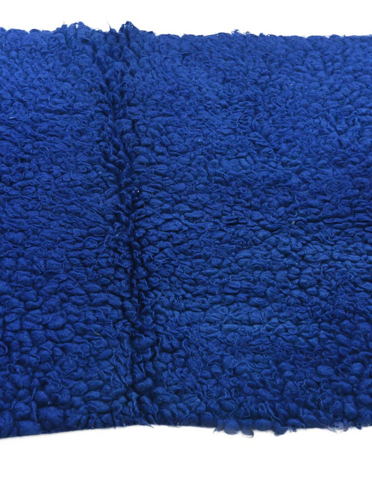 Detail image of  2' 10 x 4' 1  Hand Knotted Moroccan Wool Rug