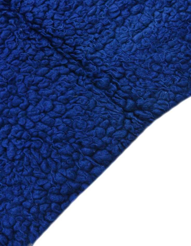 Detail image of  2' 10 x 4' 1  Hand Knotted Moroccan Wool Rug