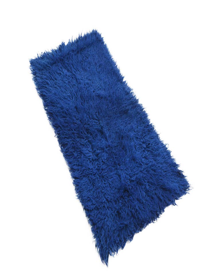 Detail image of  2' 5 x 4' 6  Hand Knotted Moroccan Wool Rug