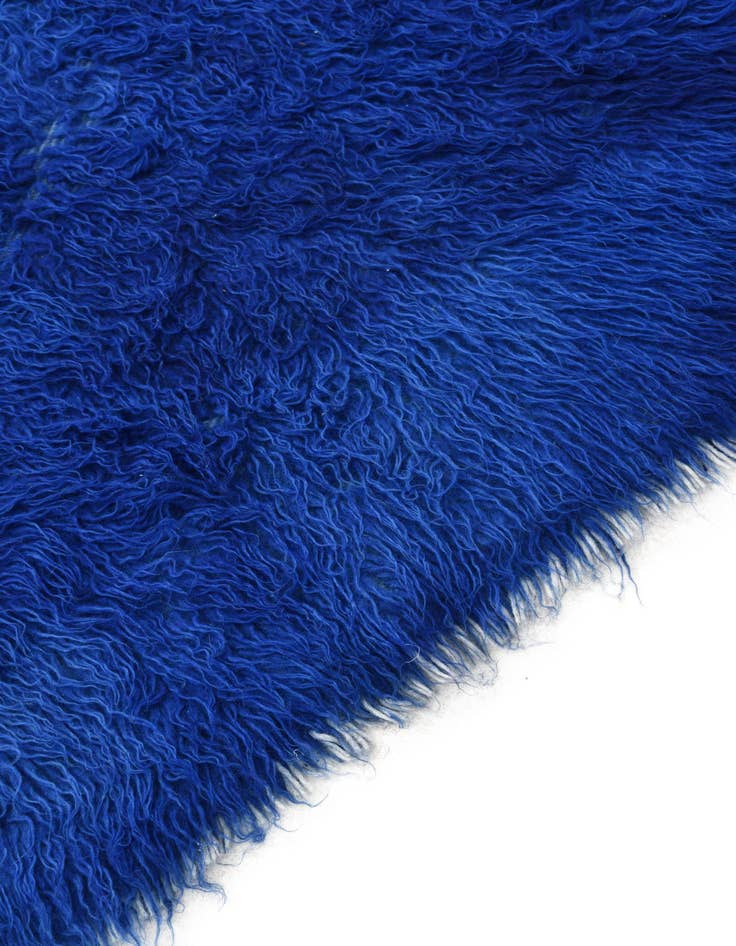 Detail image of  4' 8 x 6' 4  Hand Knotted Moroccan Wool Rug