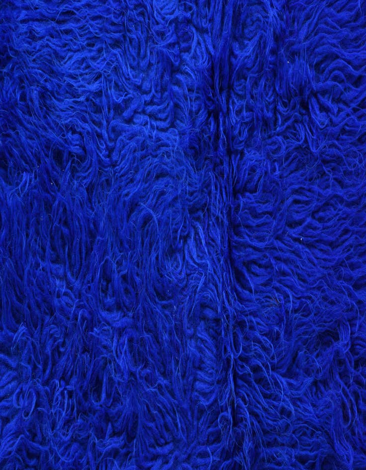 Detail image of  2' 10 x 5' 4  Hand Knotted Moroccan Wool Rug