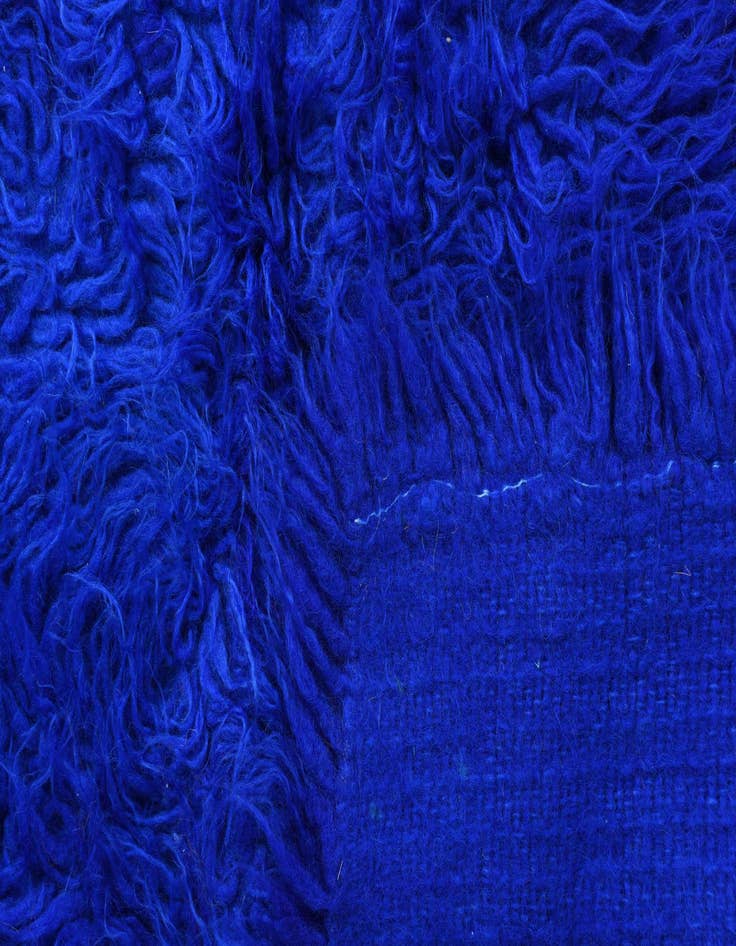 Detail image of  2' 10 x 5' 4  Hand Knotted Moroccan Wool Rug