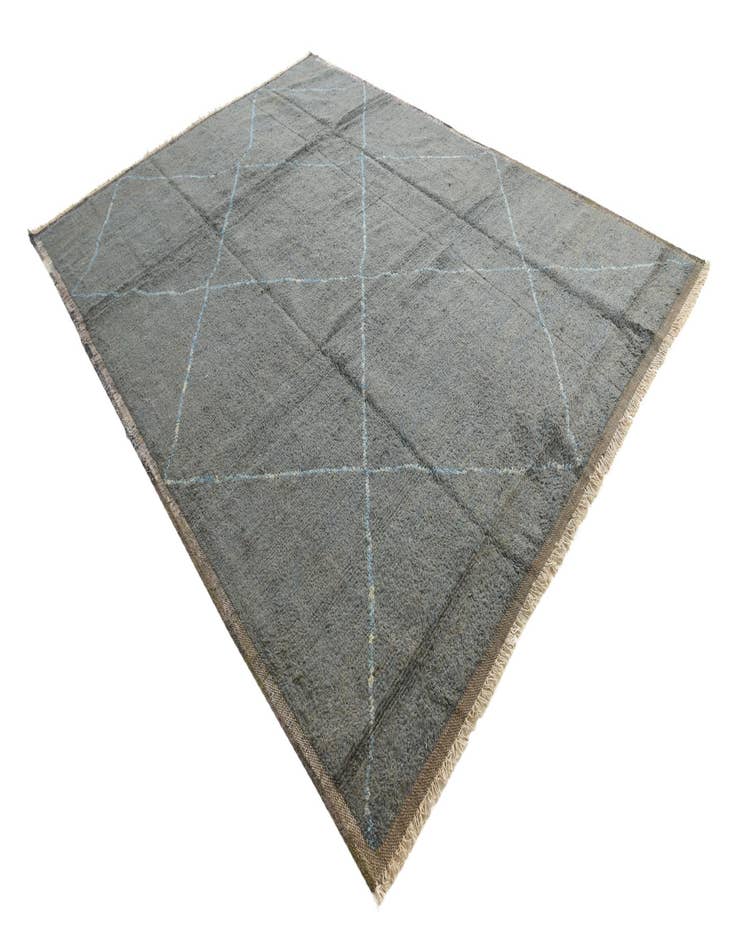 Detail image of  8' 9 x 11' 10  Hand Knotted Moroccan Wool Rug