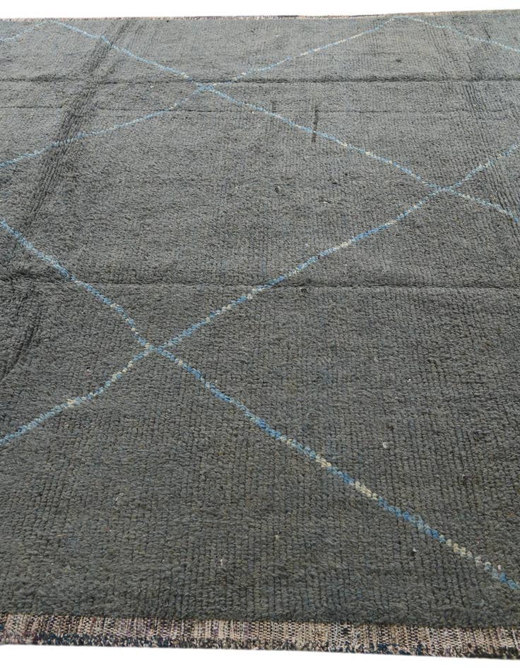 Detail image of  8' 9 x 11' 10  Hand Knotted Moroccan Wool Rug