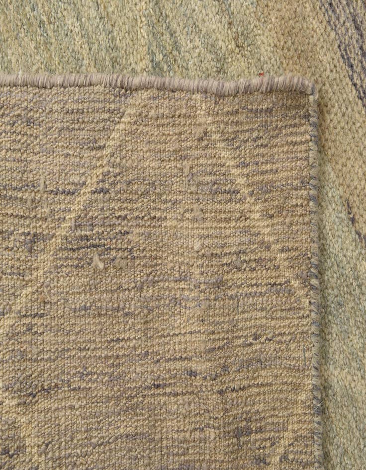 Detail image of  6' 6 x 10'  Hand Knotted Moroccan Wool Rug