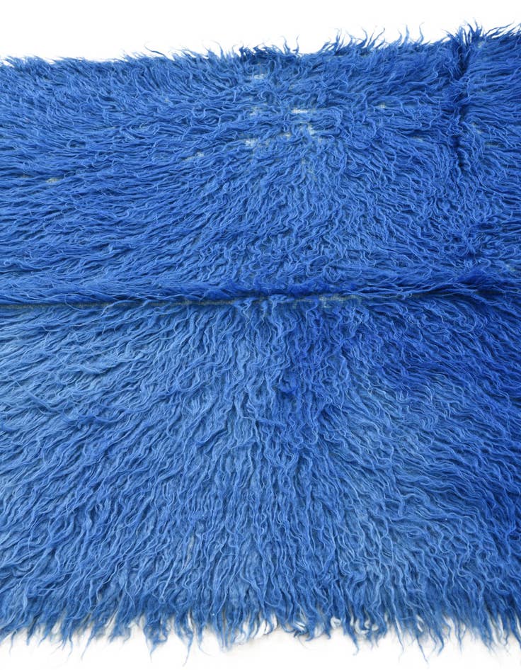 Detail image of  3' 1 x 4' 9  Hand Knotted Moroccan Wool Rug