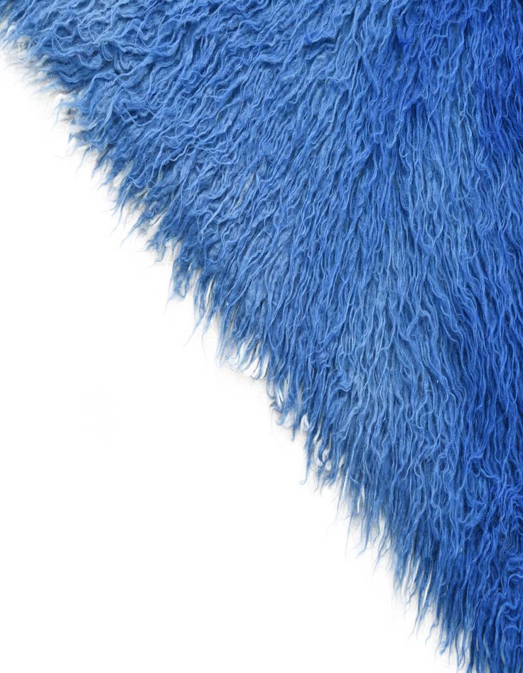 Detail image of  3' 1 x 4' 9  Hand Knotted Moroccan Wool Rug