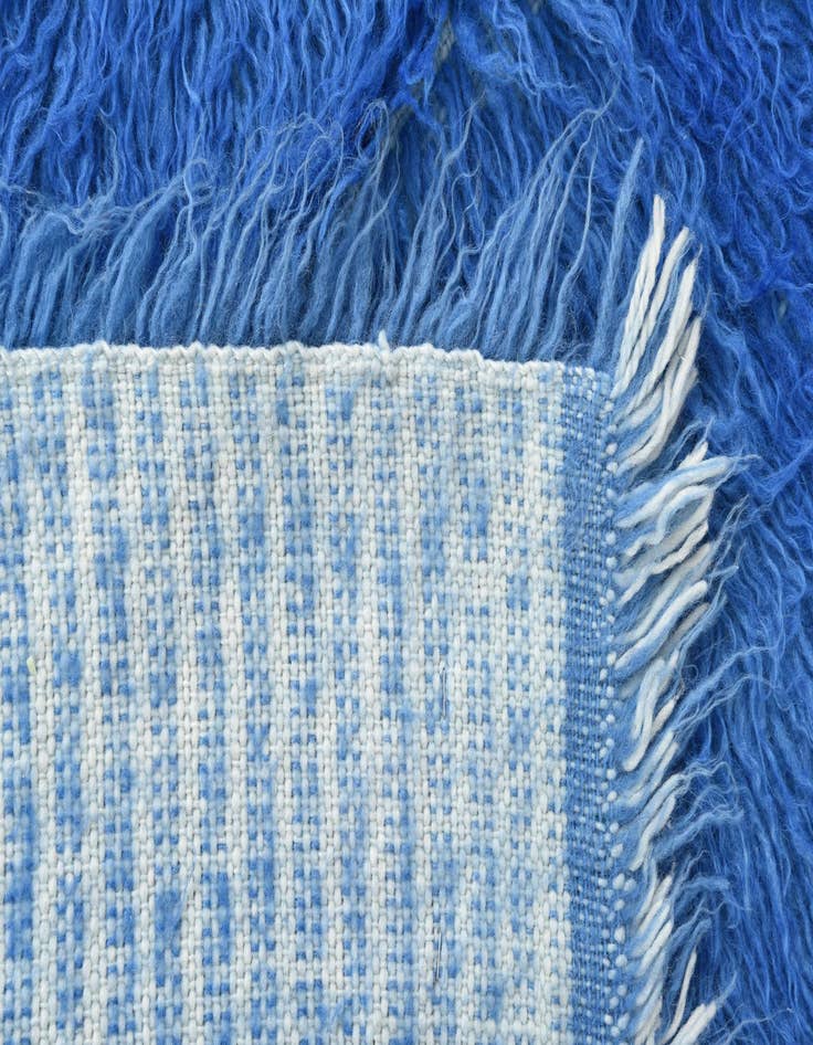 Detail image of  3' 1 x 4' 9  Hand Knotted Moroccan Wool Rug