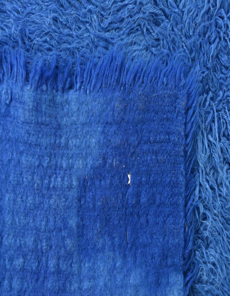 Detail image of  2' 4 x 5'  Hand Knotted Moroccan Wool Rug