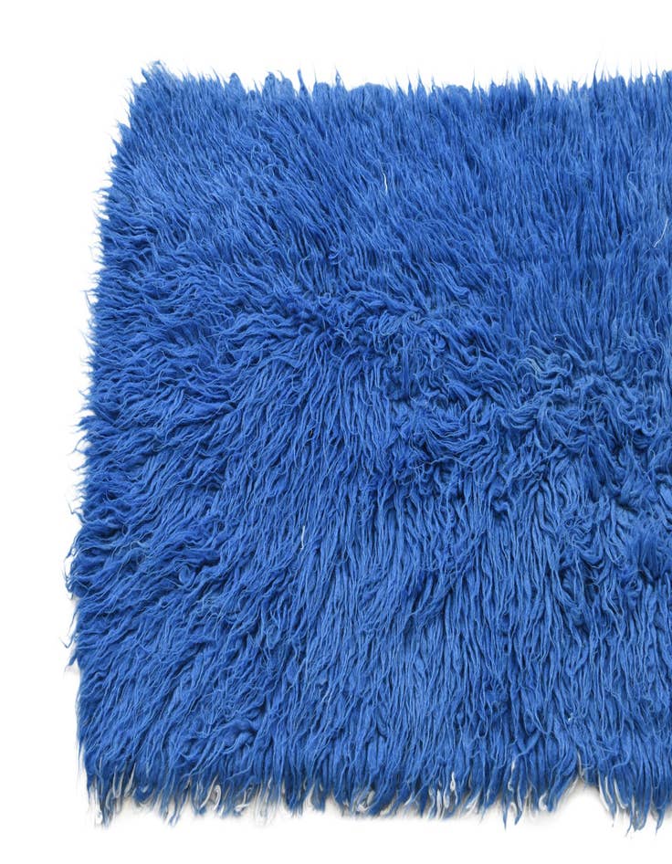 Detail image of  2' 5 x 4' 9  Hand Knotted Moroccan Wool Rug