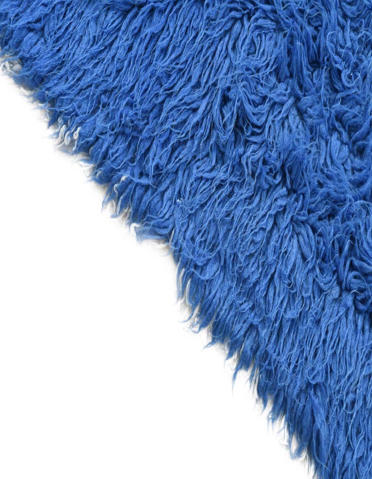 Detail image of  2' 5 x 4' 9  Hand Knotted Moroccan Wool Rug