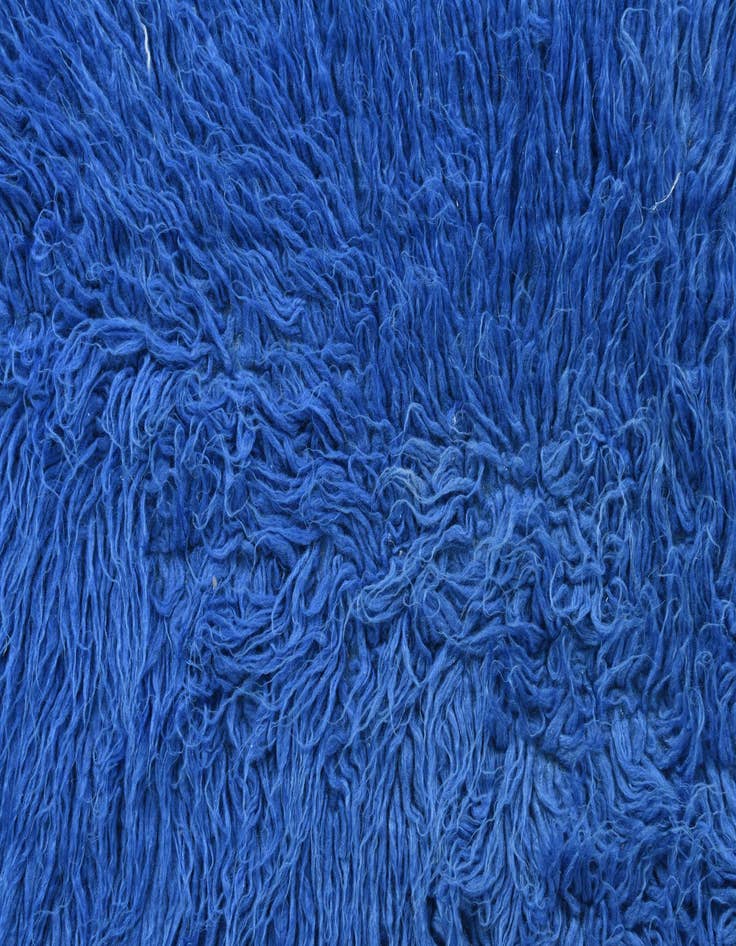 Detail image of  2' 5 x 4' 9  Hand Knotted Moroccan Wool Rug