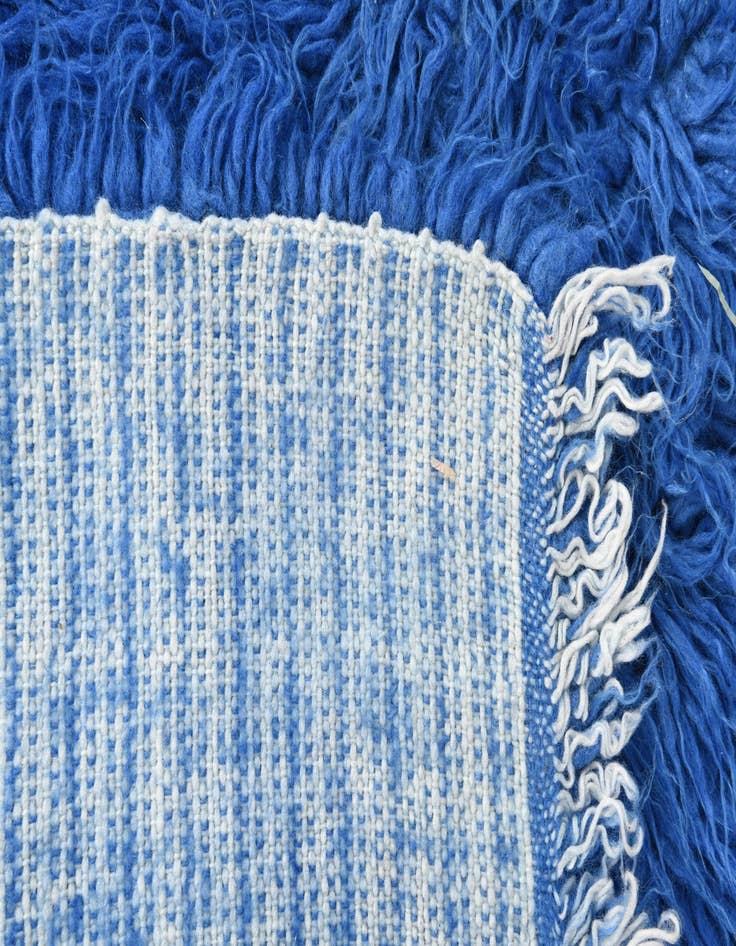 Detail image of  2' 5 x 4' 9  Hand Knotted Moroccan Wool Rug