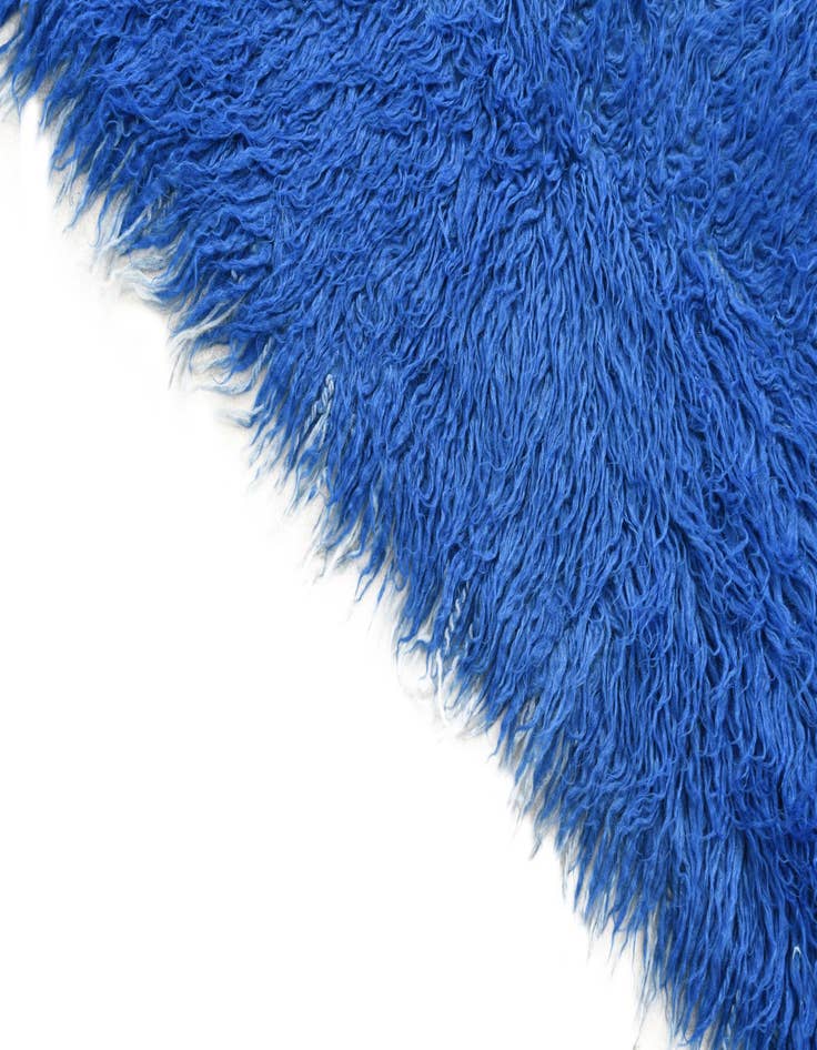 Detail image of  2' 6 x 4' 7  Hand Knotted Moroccan Wool Rug