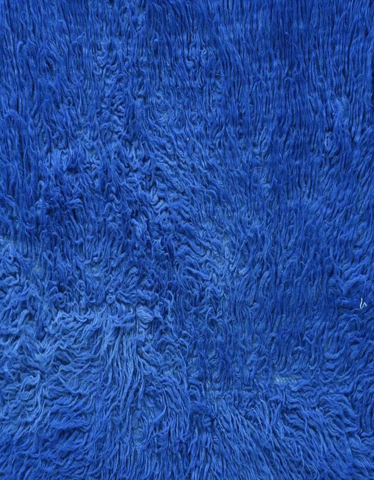 Detail image of  2' 6 x 4' 7  Hand Knotted Moroccan Wool Rug