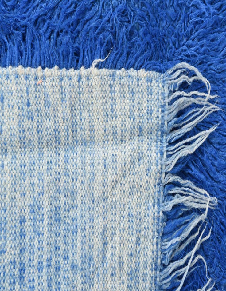 Detail image of  2' 6 x 4' 7  Hand Knotted Moroccan Wool Rug