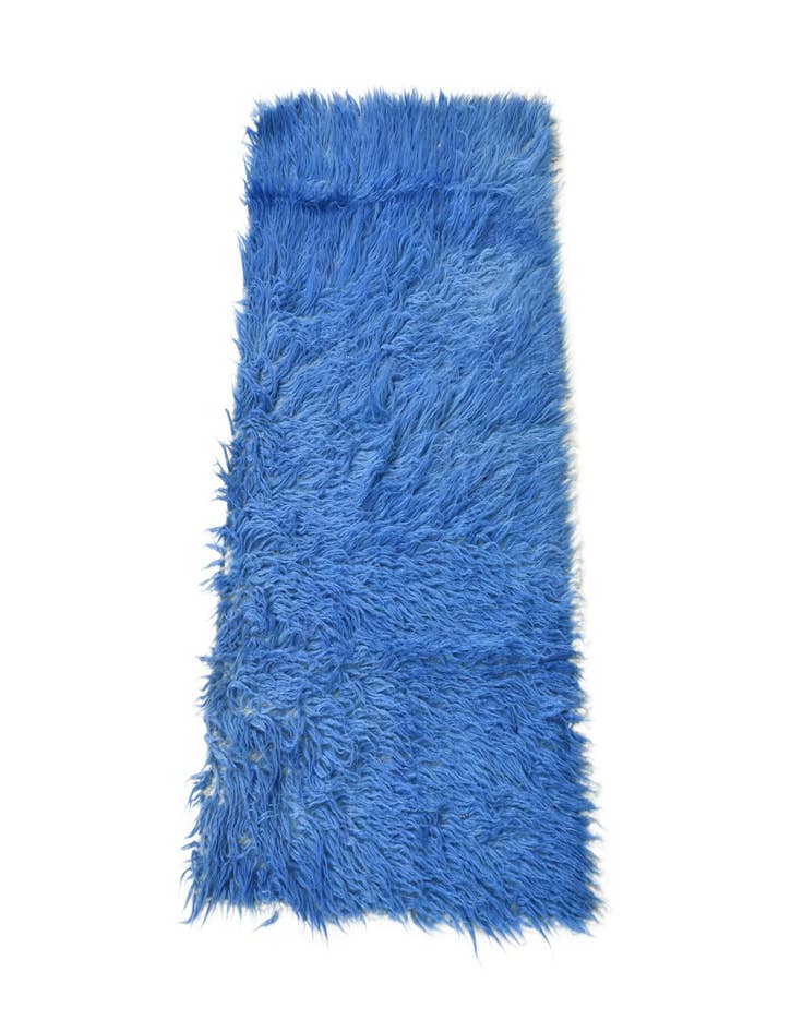 Detail image of  1' 10 x 3' 1  Hand Knotted Moroccan Wool Rug