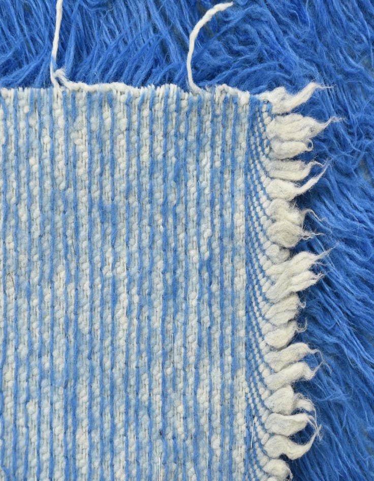 Detail image of  1' 10 x 3' 1  Hand Knotted Moroccan Wool Rug