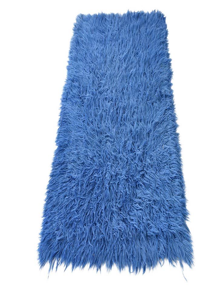 Detail image of  2' 9 x 4' 8  Hand Knotted Moroccan Wool Rug