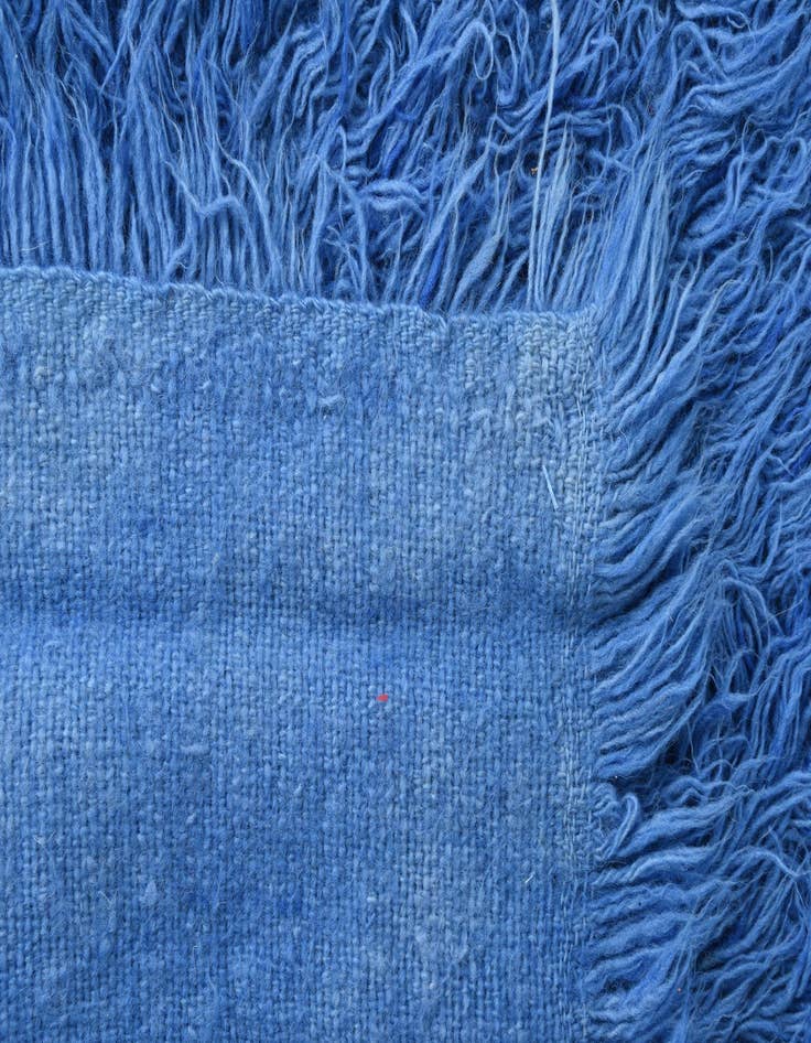 Detail image of  2' 9 x 4' 8  Hand Knotted Moroccan Wool Rug