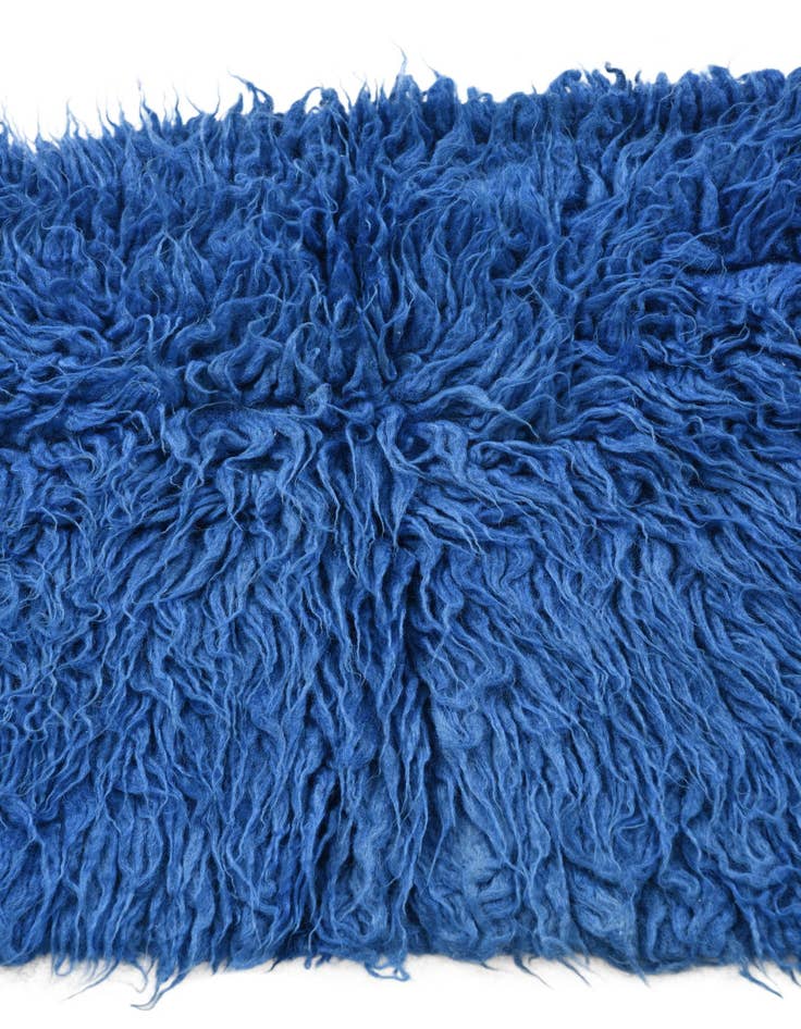 Detail image of  1' 7 x 3' 7  Hand Knotted Moroccan Wool Rug