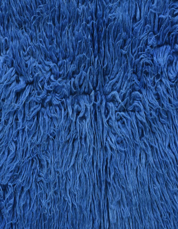 Detail image of  1' 7 x 3' 7  Hand Knotted Moroccan Wool Rug